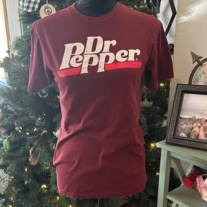 Dr Pepper Maroon Short Sleeve Tee